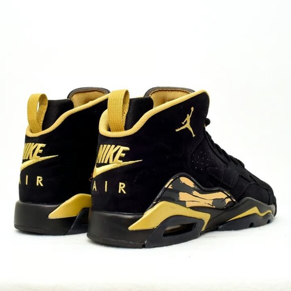 7Y/8.5w Nike Jordan Jumpman MVP Basketball Shoe Black Gold DZ5577-007 NEW main image 4